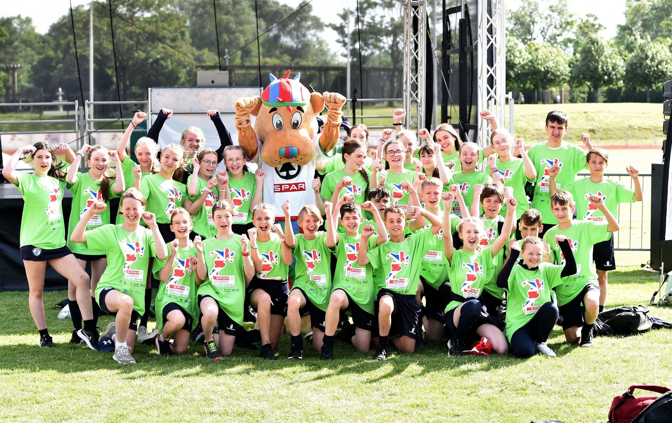 Sun shines as 1,500 compete at SPAR Lancashire School Games finale