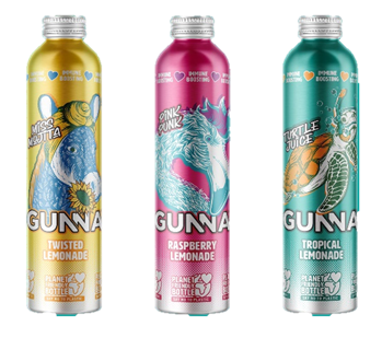 Gunna Drinks launches UK’s first aluminium bottled sodas