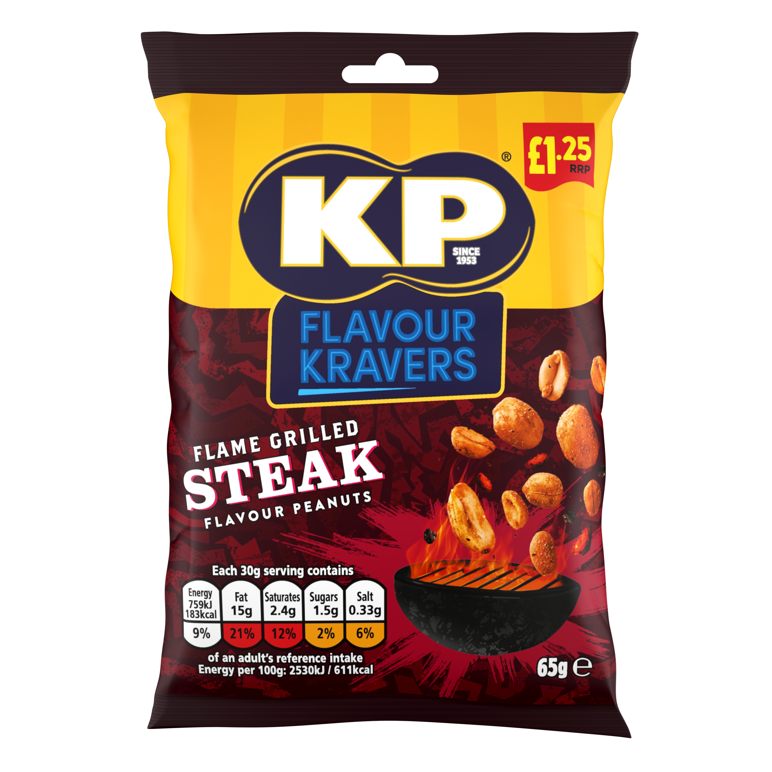 KP Snacks launches Flavour Kravers Flame Grilled Steak in £1.25 PMP format