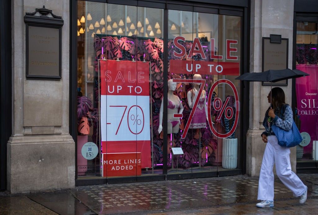 Retail sales washed out by rain in July