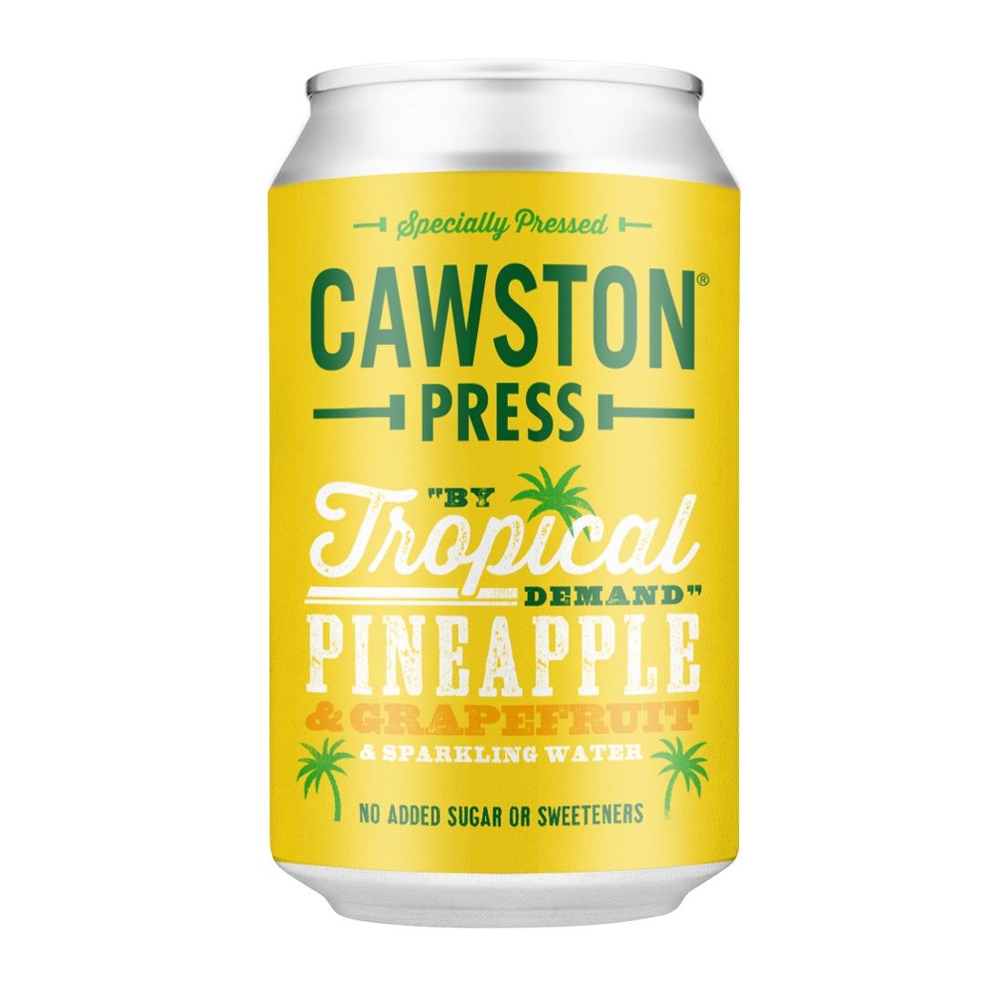 Cawston Press launches limited edition Tropical flavour: Pineapple & Grapefruit