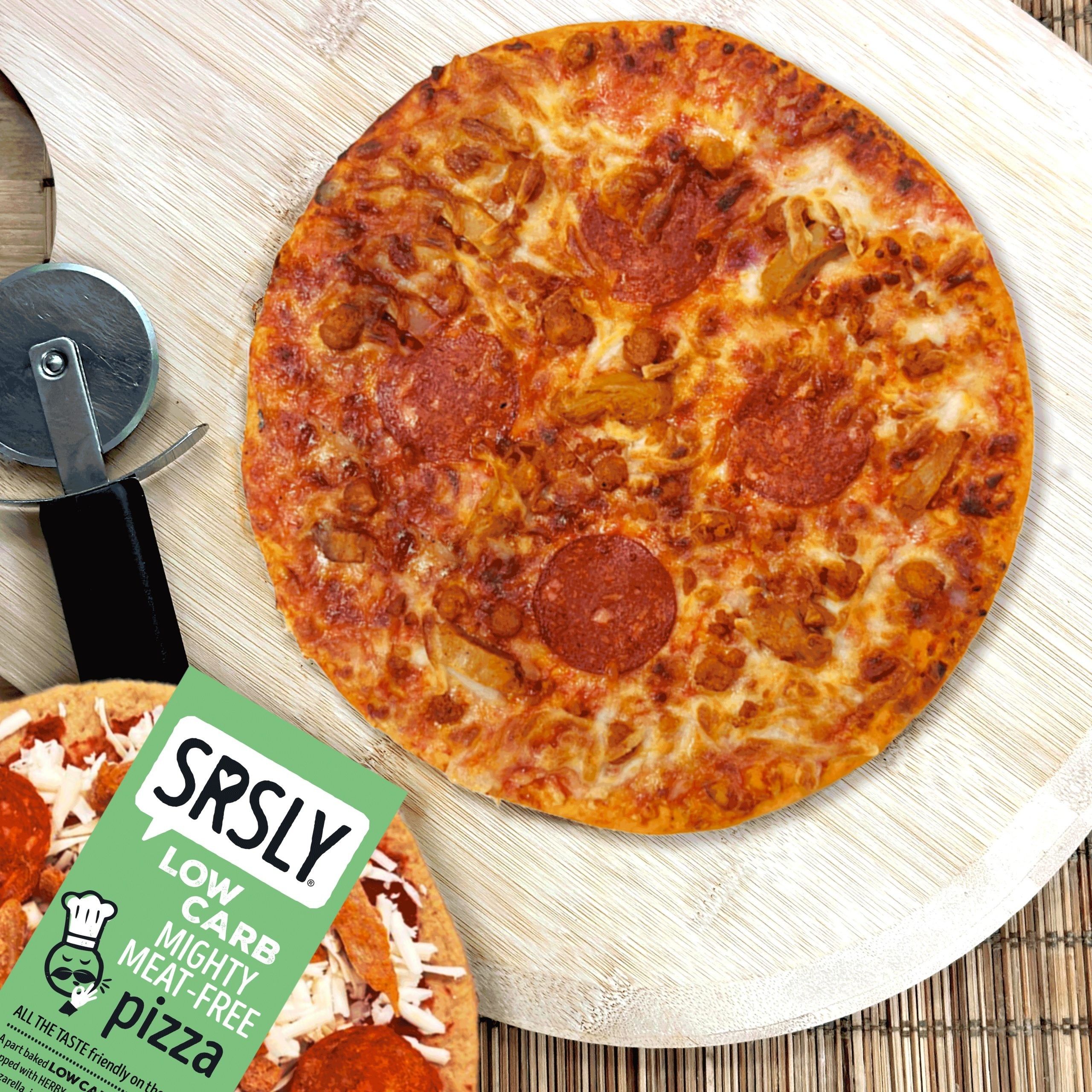 SRSLY low carb broadens pizza appeal with meat-free offer