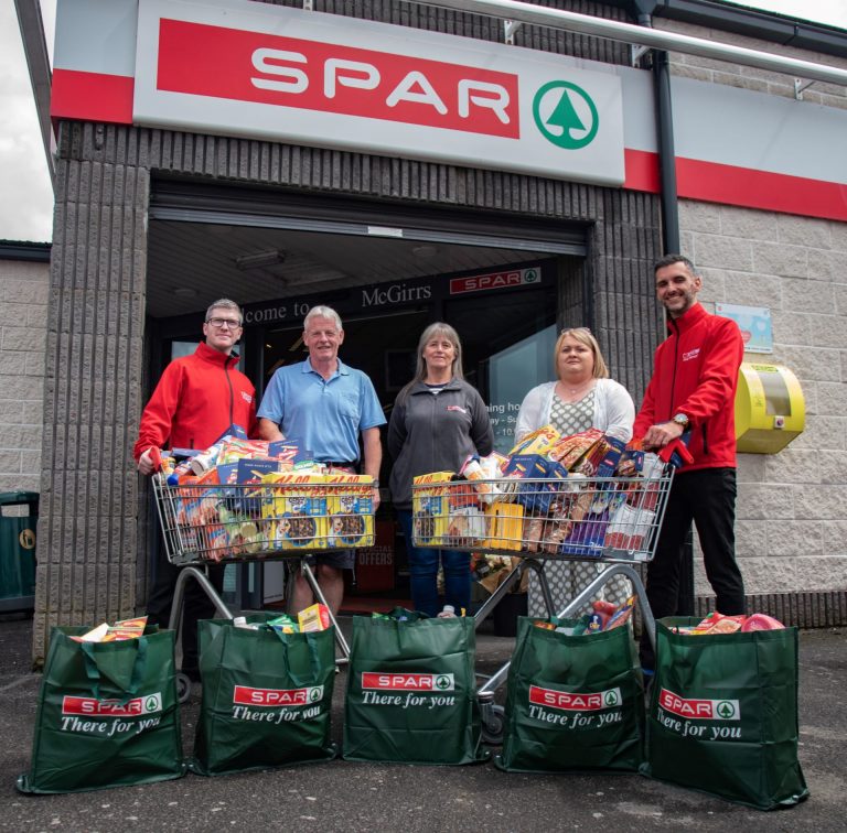 Omagh store donates grocery products to local charity