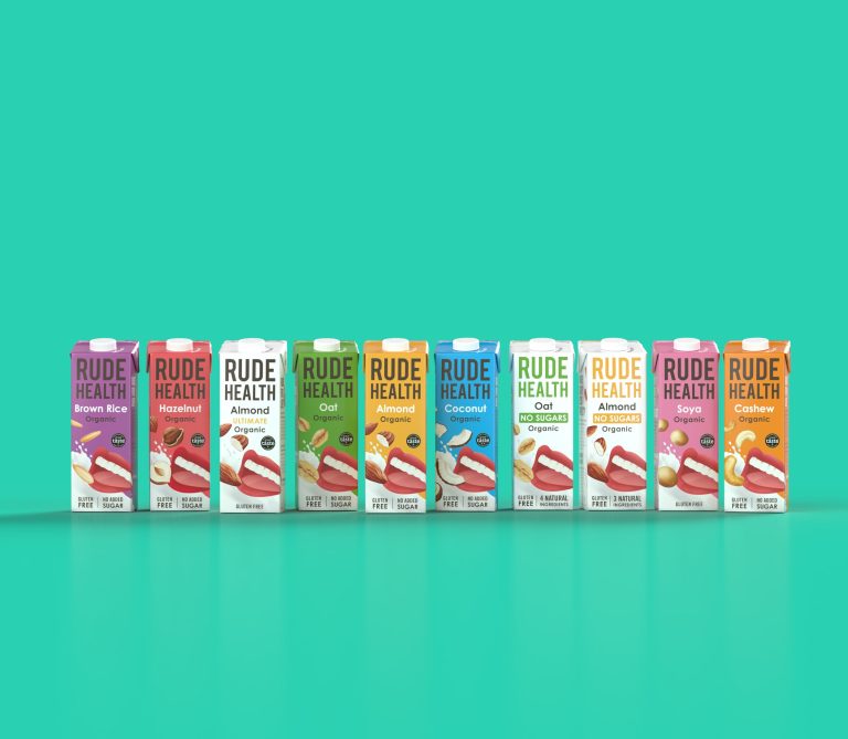 Rude Health reveals fresh new look for dairy-free drink range