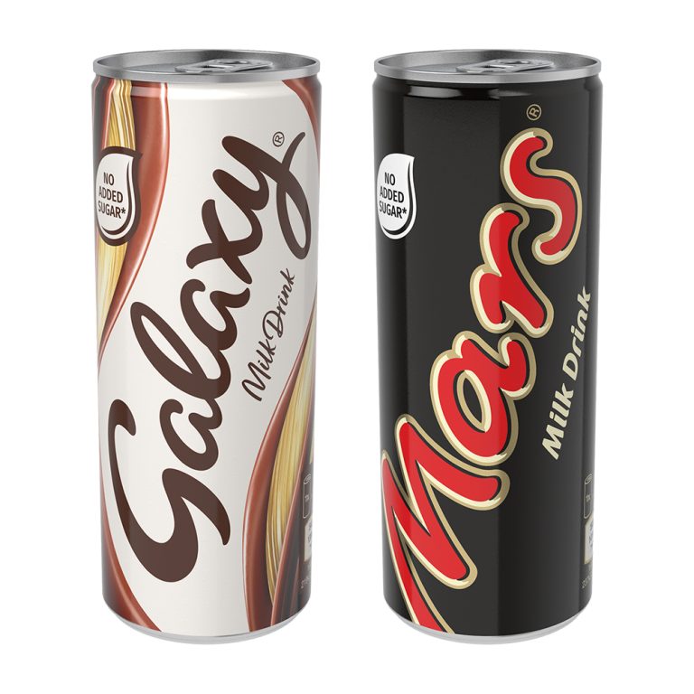 Mars and Galaxy milk drinks now available in cans