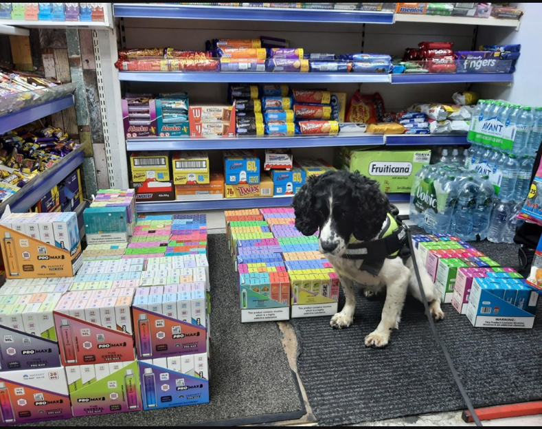 More than £40,000 worth of illegal cigarettes, vapes seized in Huddersfield