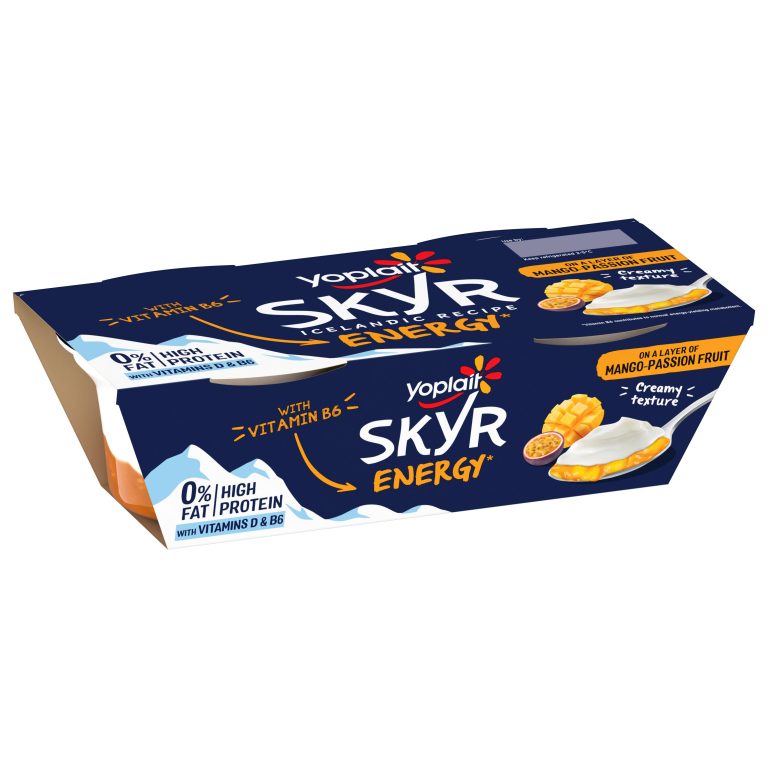 Yoplait launches SKYR Energy with real fruit