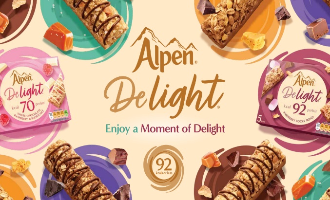 Alpen introduces new and improved Alpen Delight bars