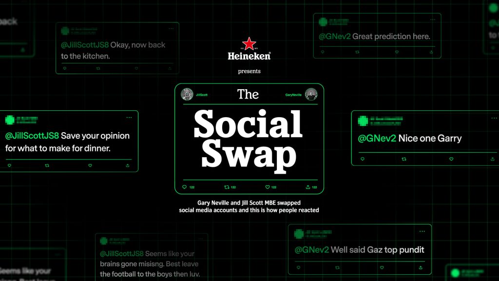 Heineken partners with Jill Scott and Gary Neville to tackle online sexism
