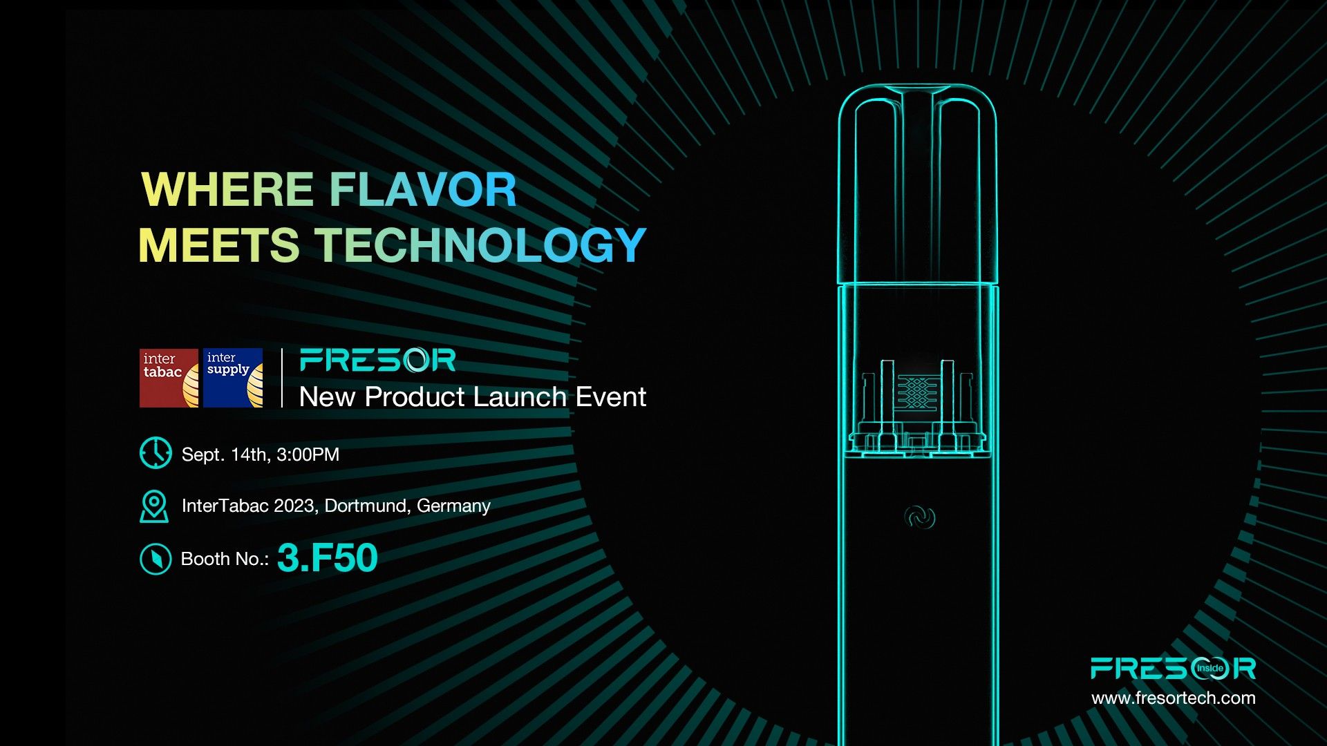 Join FRESOR at InterTabac 2023: Where Flavor Meets Technology