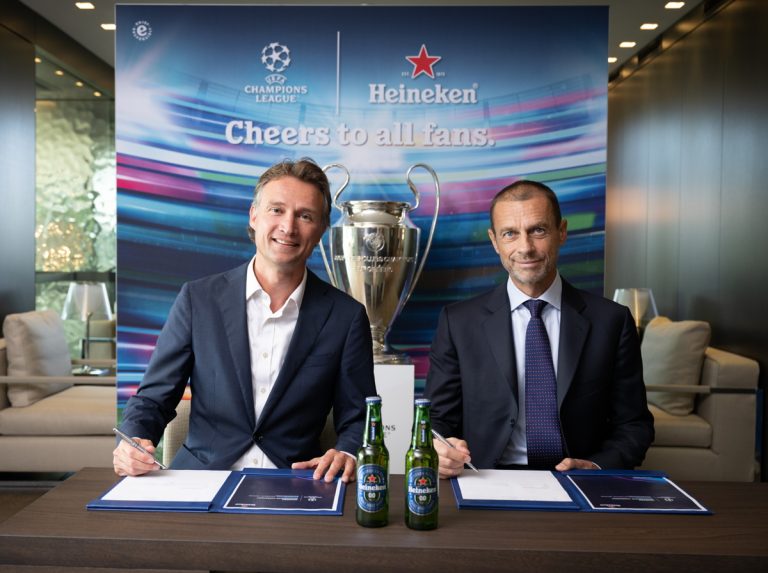 Heineken renews Champions League partnership for three more years