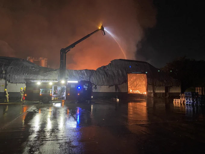 Operations ‘continuing as usual’, Vape Dinner Lady says after massive fire at Blackburn factory
