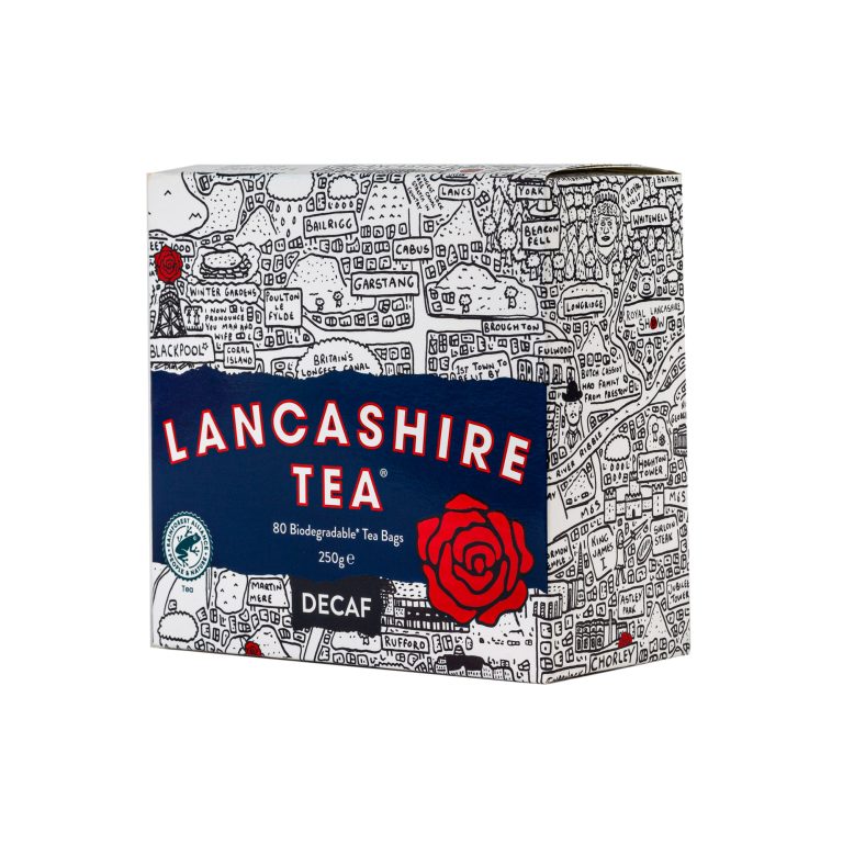 Lancashire Tea launches blue-badged Decaf blend