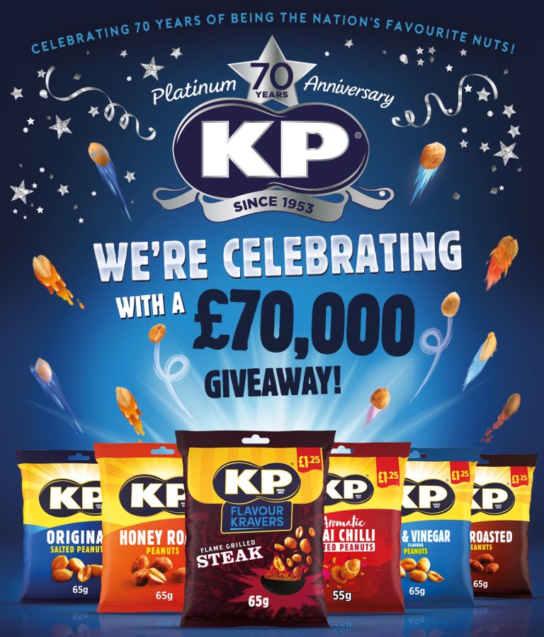 KP Snacks celebrates KP Nuts 70th anniversary with biggest ever retailer giveaway