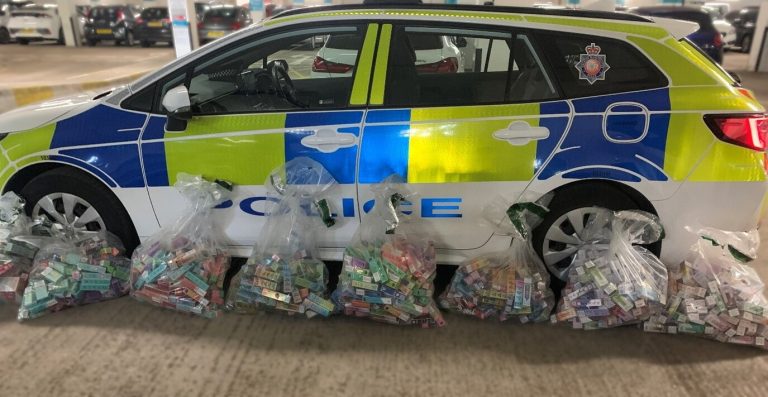 £80,000 of illegal vapes seized in Stockport