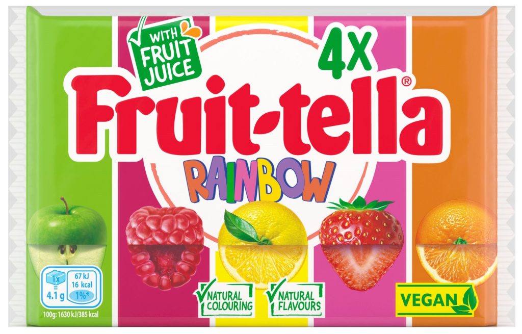 Fruit-tella goes vegan