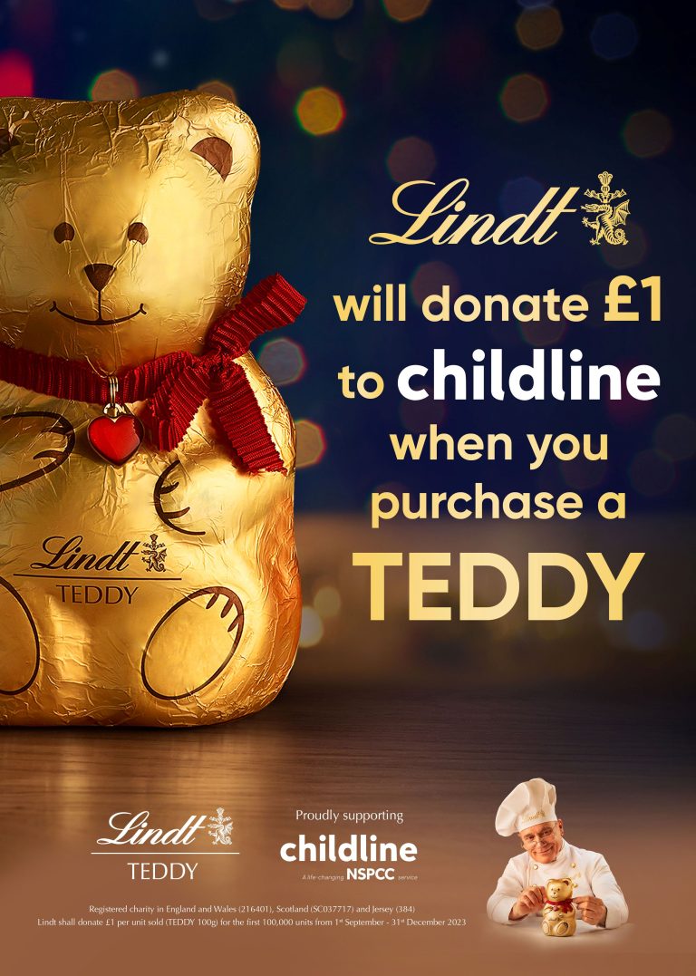 Lindt supporting NSPCC charity this Christmas