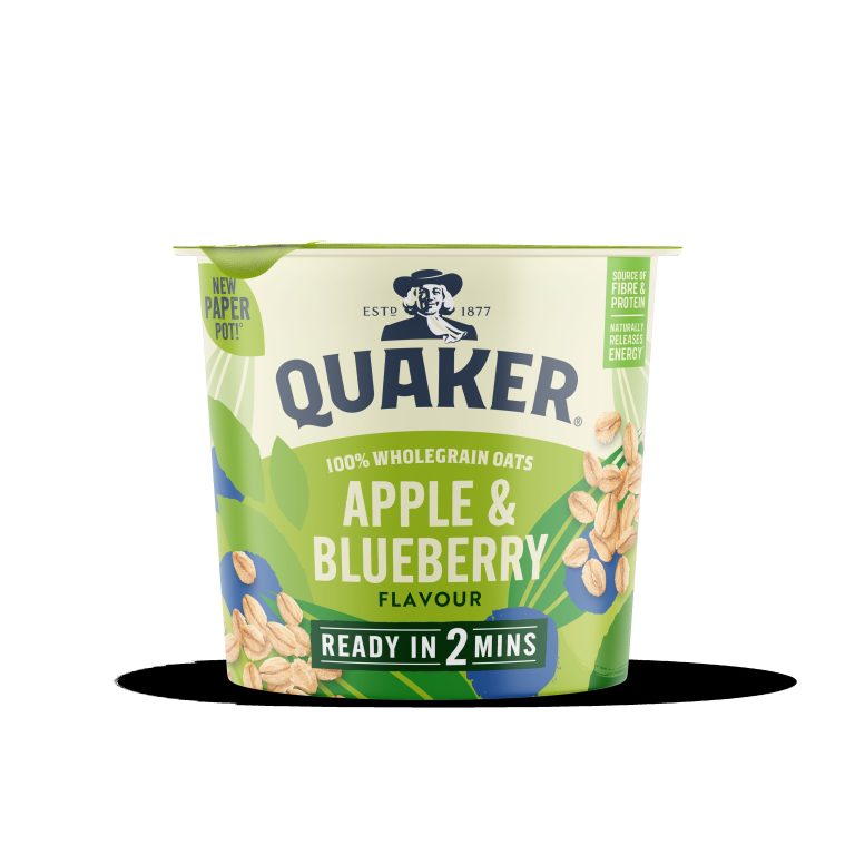Quaker Oats launches paper porridge pot