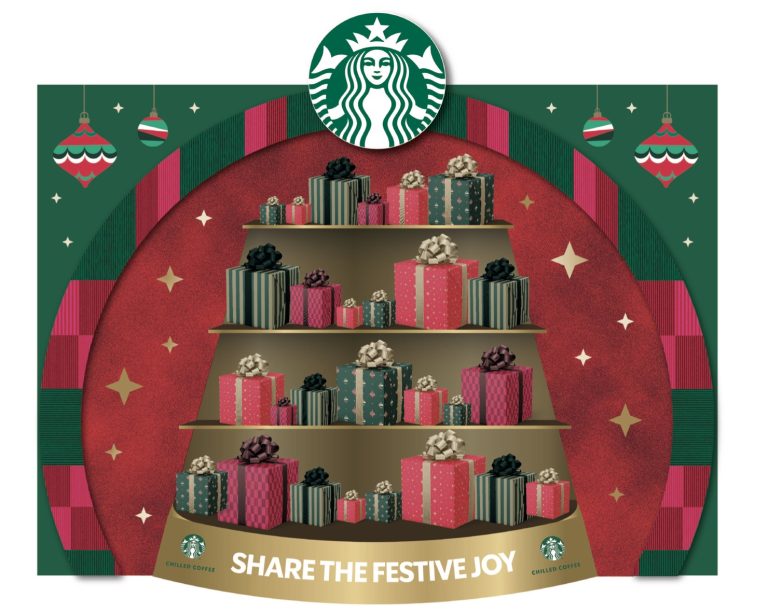 Starbucks Chilled Coffee extends sales through festive activation