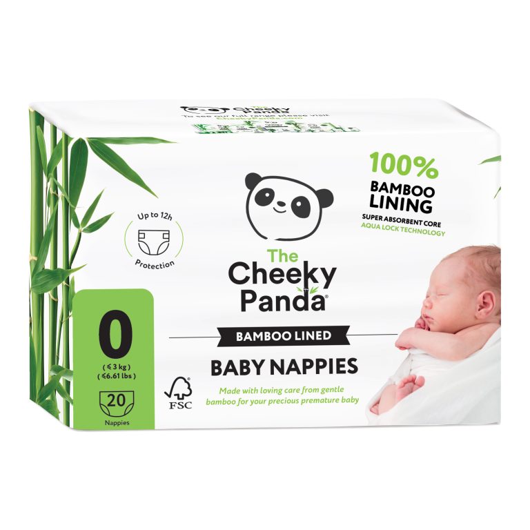 The Cheeky Panda new zero-size nappies for premature babies