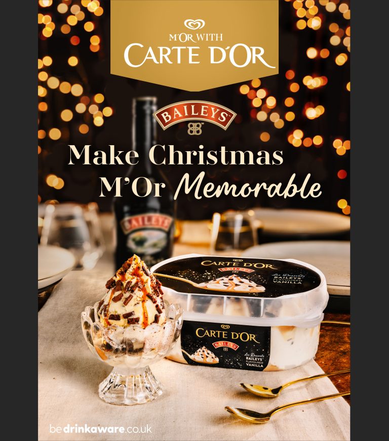 Carte D’Or partners with Baileys to create the perfect Christmas dessert