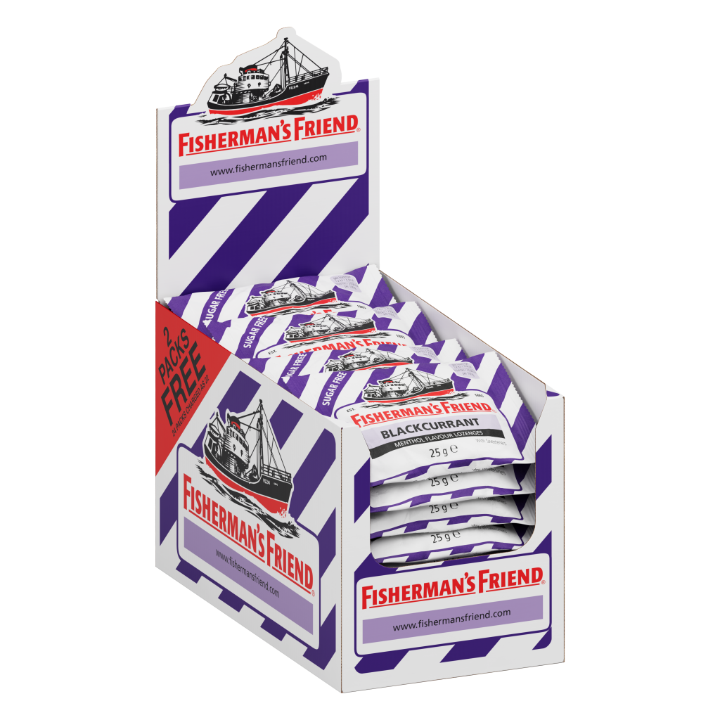 Fisherman's Friend promotional cases now available in cash and carry depots