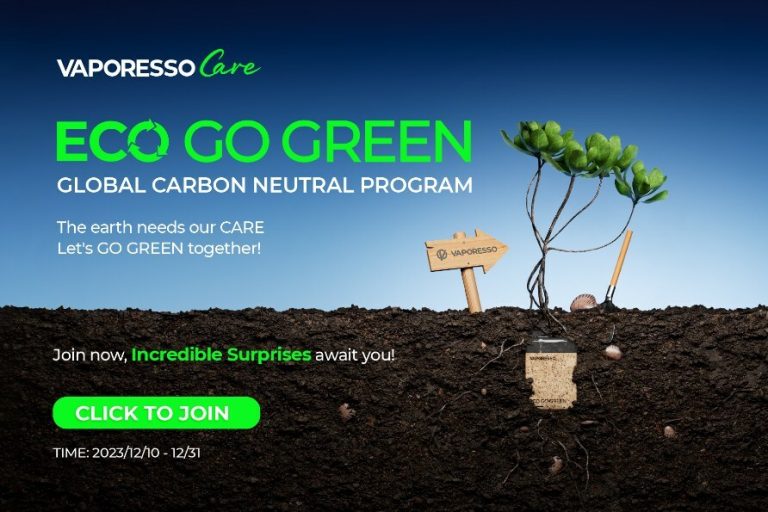 Vaporesso kicks of global carbon neutral initiative