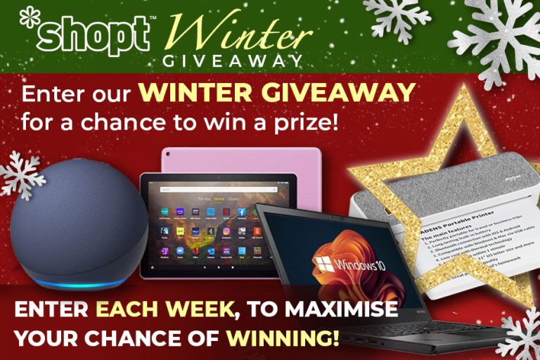 Win prizes this festive season by entering *shopt’s winter giveaway
