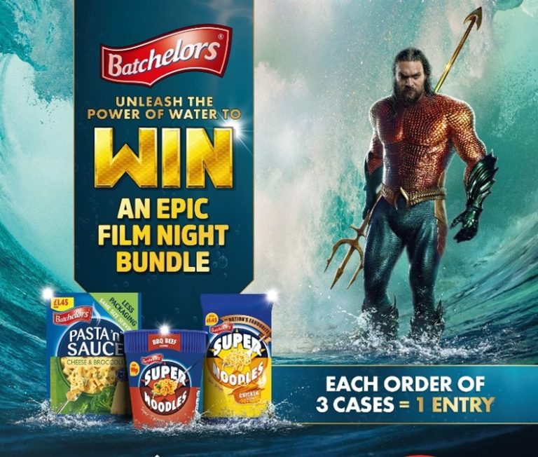 Batchelors promotion celebrates release of Aquaman and the Lost Kingdom