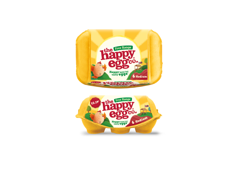 Noble Foods unveils new design for happy egg co. brand