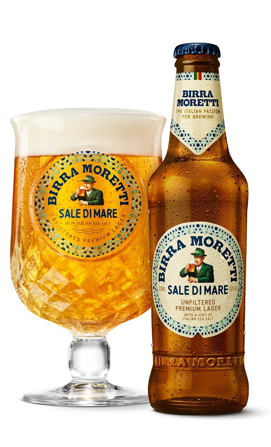 Birra Moretti introduces unfiltered lager Sale di Mare