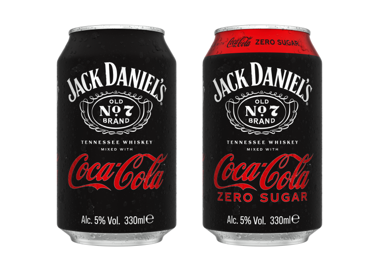 New look for Jack Daniel’s and Coca-Cola Zero Sugar RTD