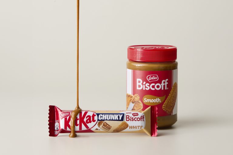 Nestlé returns KitKat Chunky White with Lotus Biscoff