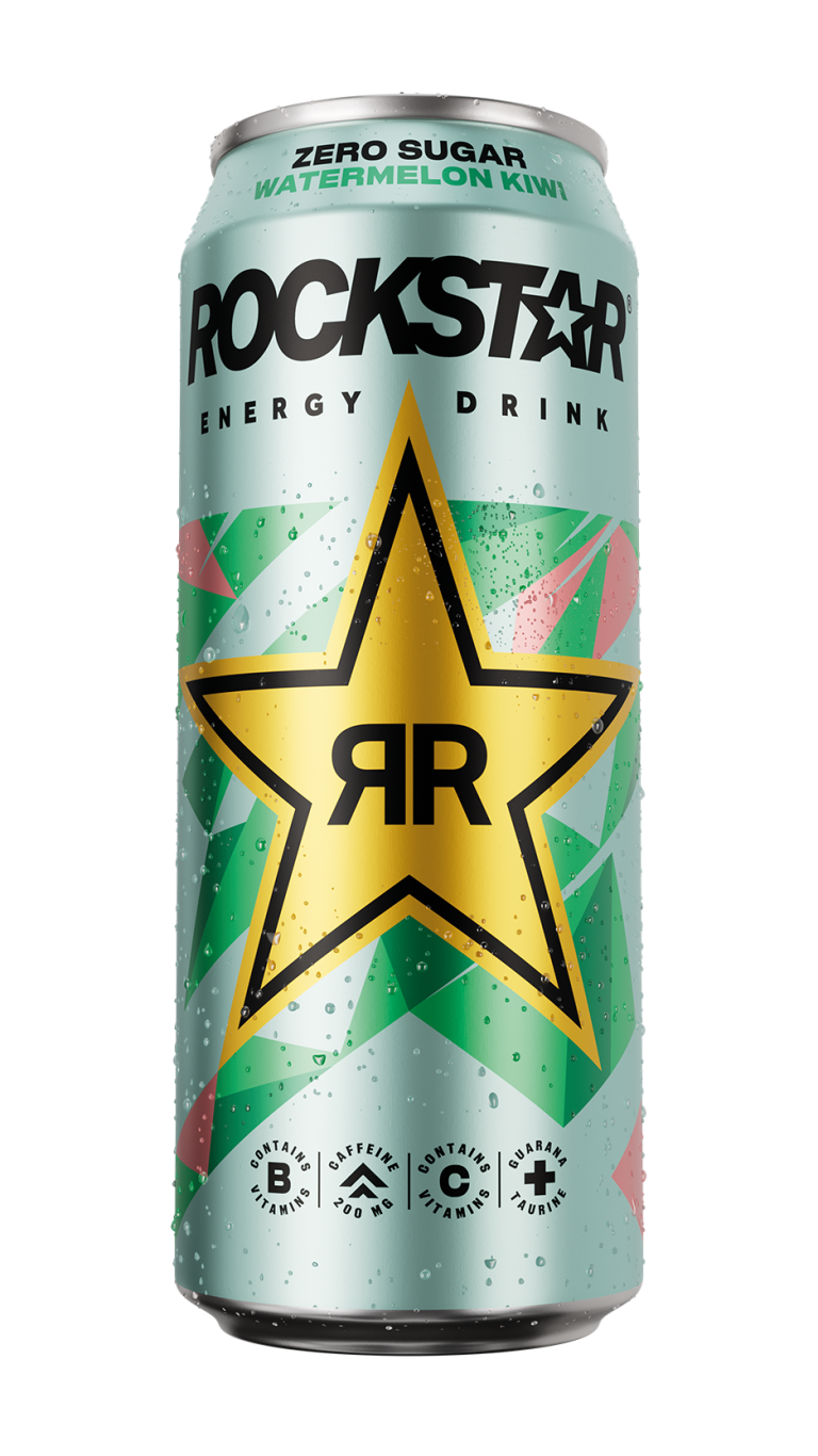 Rockstar Energy bold new look, focussing on zero-sugar