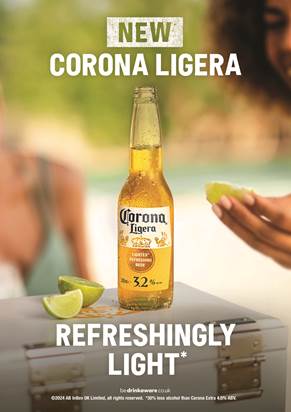 Corona expands low alcohol portfolio with new Corona Ligera