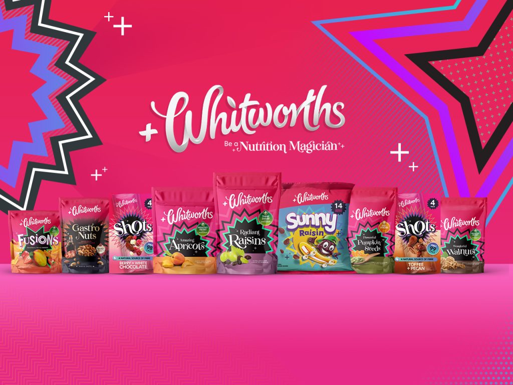 New Whitworths packaging nutritional benefit emphasis