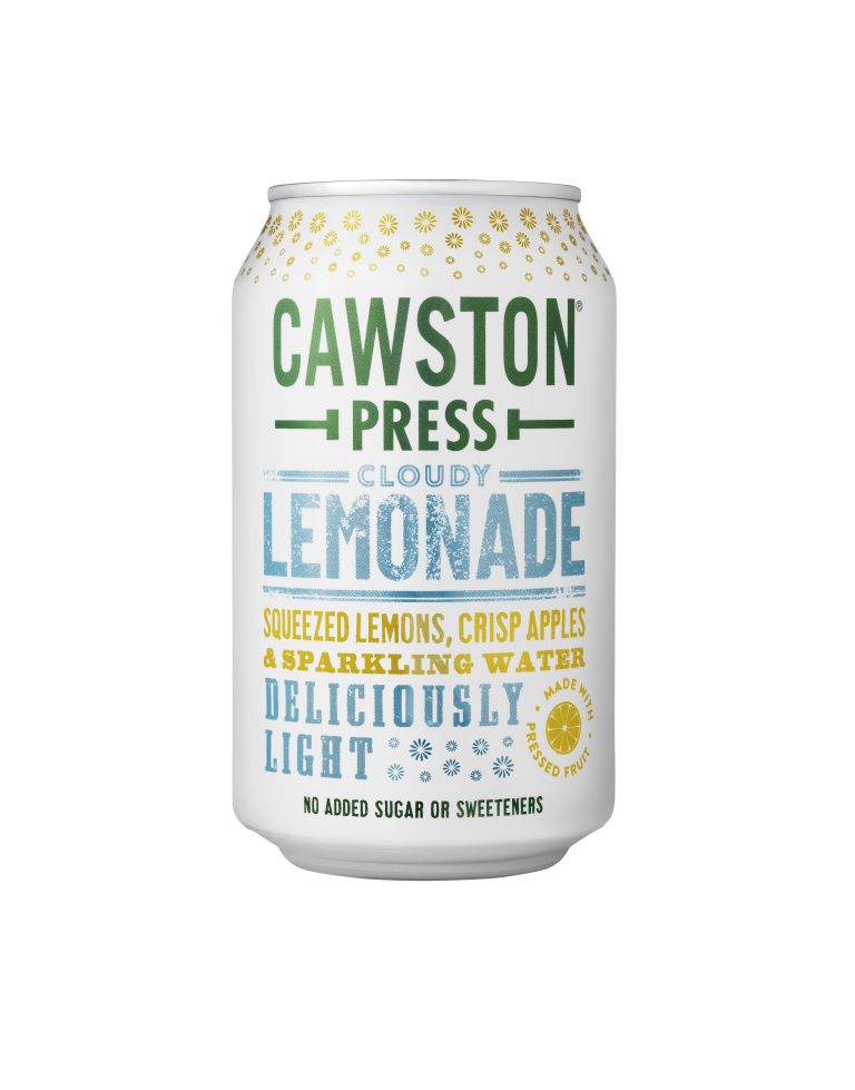 Cawston Press introduces new sparkling cloudy lemonade