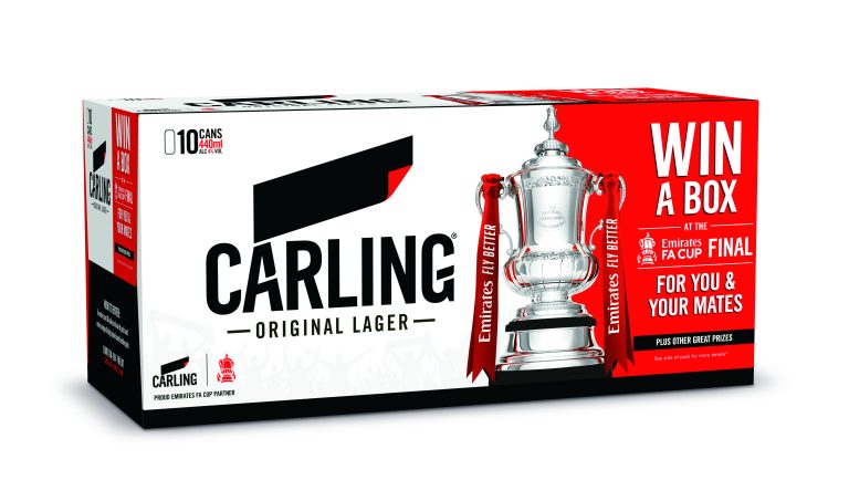 Carling salutes football fans with FA CUP on-pack promo