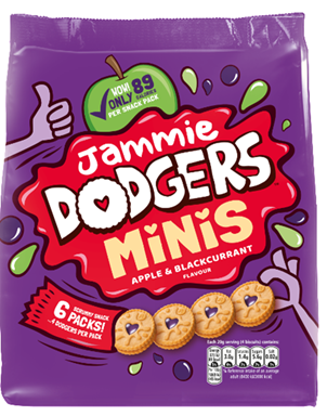 FBC UK launches new Jammie Dodgers Apple & Blackcurrant Minis