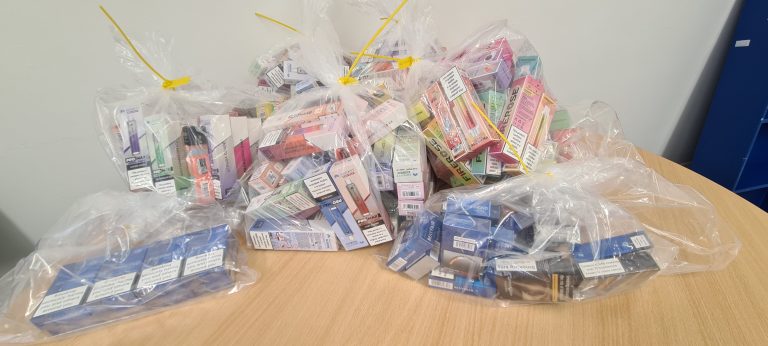 Raids secure hundreds of illegal vapes and tobacco in West Lothian