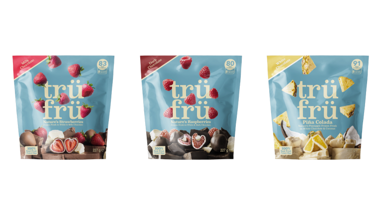 trüfrü makes UK market debut with launch of frozen fruit snack range