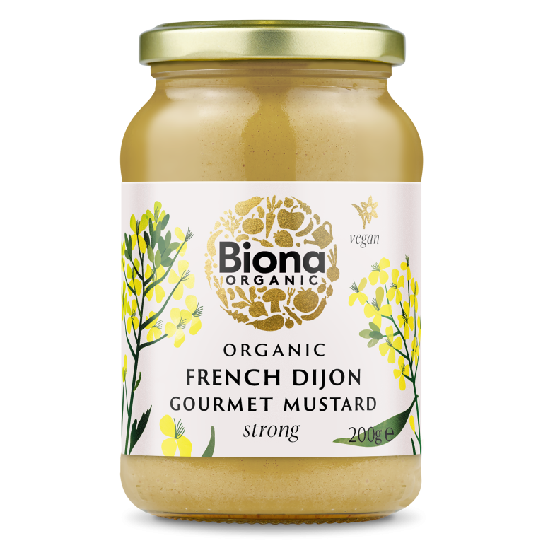 Biona condiments range heats up with two new mustards