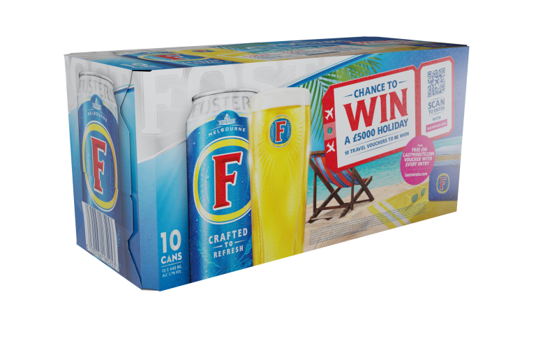 Foster’s launches on-pack holiday promotion and retailer giveaway