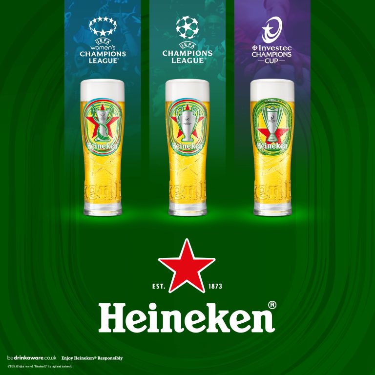 Heineken kicks off sporting summer with limited-edition packaging, glassware