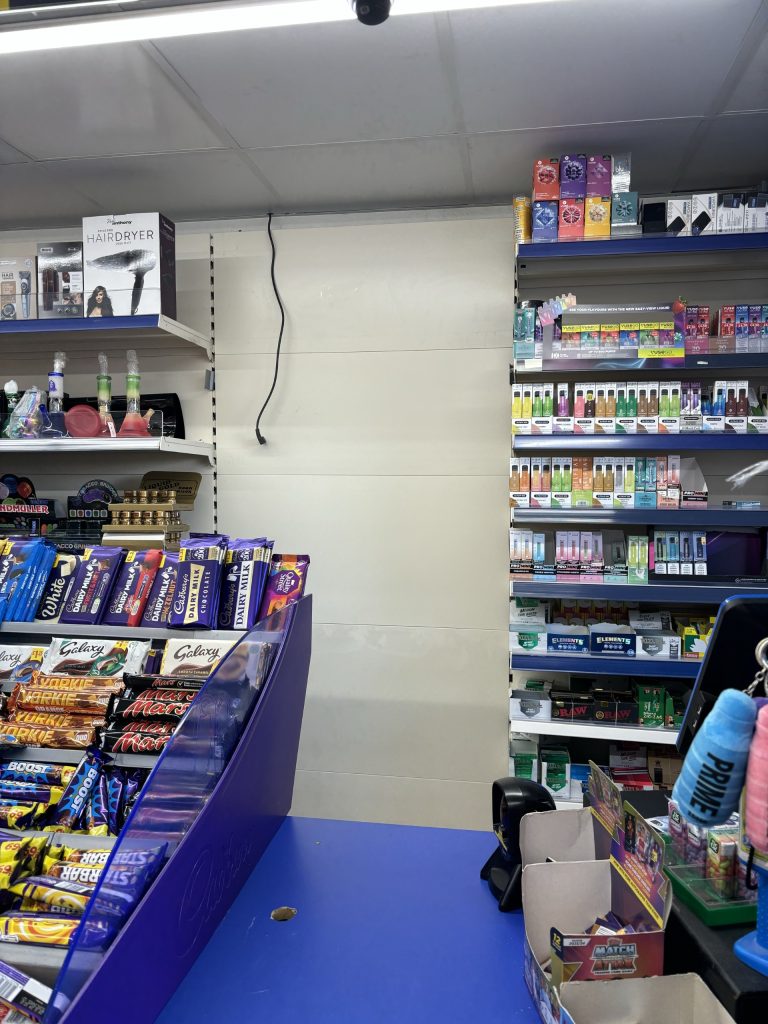 JTI removes tobacco gantries from two stores