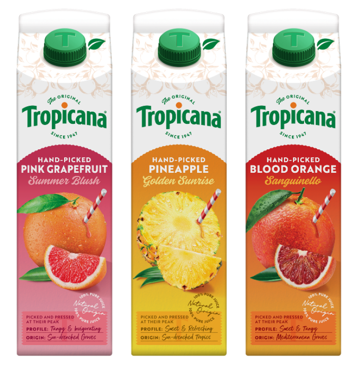 Tropicana unveils new brand identity
