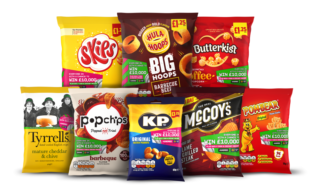 KP Snacks celebrates The Hundred partnership with new on-pack promotion