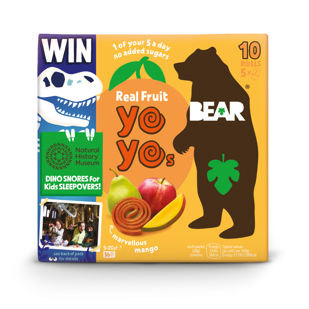BEAR launches on-pack promo with Natural History Museum