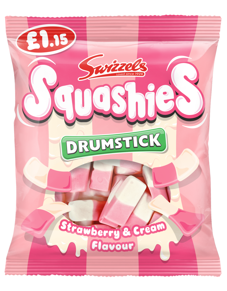 Swizzels Squashies Strawberry & Cream now available